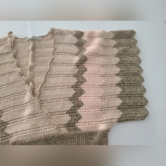 American Rag Cie Womens knit top pink and gold Size XL - Picture 5 of 8